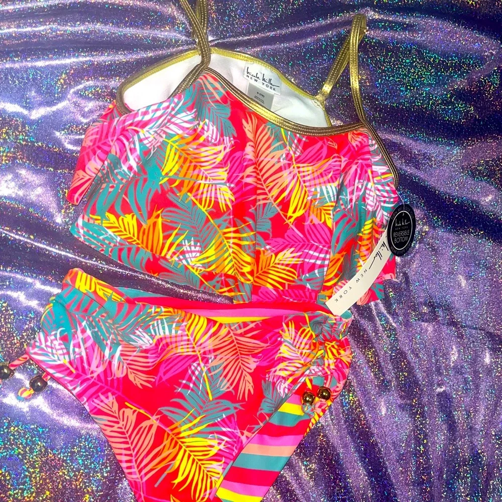 Girls Nicole Miller swimsuit